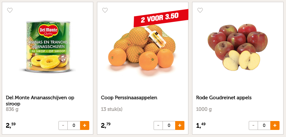 fruit bij COOP bestellen