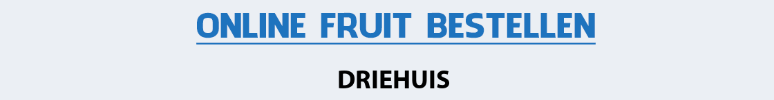 fruit-bezorgen-driehuis