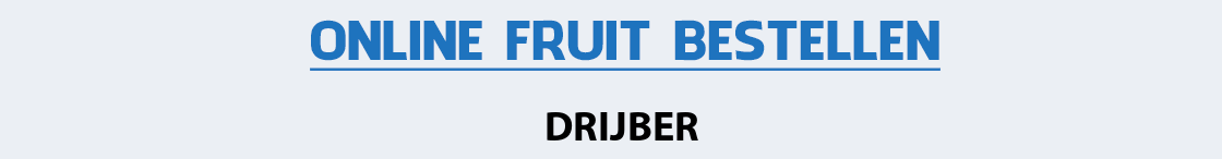 fruit-bezorgen-drijber