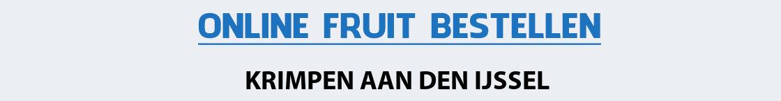 fruit-bezorgen-krimpen-aan-den-ijssel