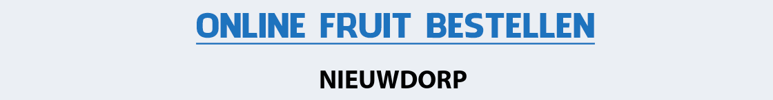 fruit-bezorgen-nieuwdorp