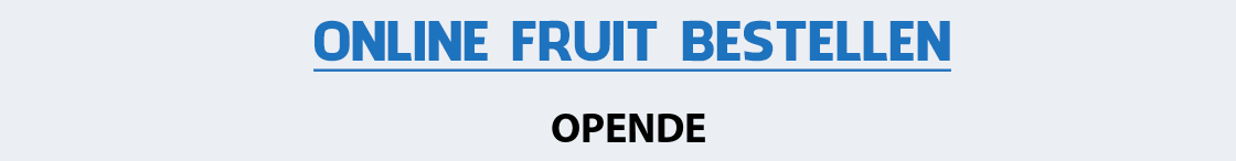 fruit-bezorgen-opende